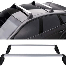 Cross Bars Compatible With 2008-2011 Subaru Impreza 2008-2014 WRX, Factory Style Silver Roof Rack Cross Bars By IKON MOTORSPORTS, 2009 2010 2012 2013