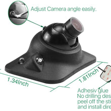 GreenYi Car HD Blind Spot Side View Camera, NO Guide Line, NO Drilling, Mirror/Non-Mirror Image Adjustable, Easy Installation, with Auto-dimming Infrared LEDs