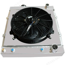 CoolingSky 3 Row Aluminum Radiator +Shroud w/14 Inches Fan for Ford Mustang Falcon Caliente Comet 1960-1966