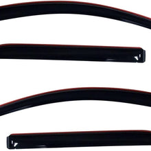 Auto Ventshade 194632 In-Channel Ventvisor Side Window Deflector, 4-Piece Set for 2007-2016 GMC Acadia, 2017-2018 Acadia Limited, 2007-2010 Saturn Outlook