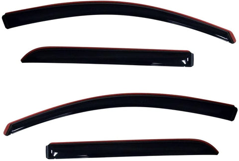 Auto Ventshade 194632 In-Channel Ventvisor Side Window Deflector, 4-Piece Set for 2007-2016 GMC Acadia, 2017-2018 Acadia Limited, 2007-2010 Saturn Outlook