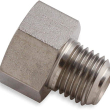 EARL'S PERFORMANCE PLUMBING Hardline Adapter, 3/8"-24 Inverted Flare Male to 7/16"-24 Inverted Flare Female for 3/16"