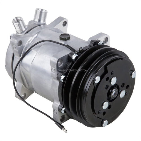 AC Compressor & 2 Groove A/C Clutch Replaces Sanden SD508 SD5H14 4509 4510 - BuyAutoParts 60-01769NA New