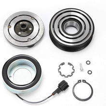 SD&ZC A/C Compressor Clutch Kit Pulley Bearing Coil Plat Fit For 2007-2015 Nissan Versa Tiida 1.8L 7 Pulley Grooves 92600CJ60A 92600CJ61B 926101U60A 926101U61A