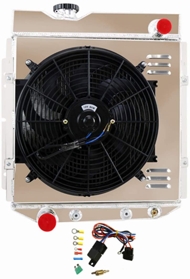 CoolingSky 3 Row Aluminum Radiator +14