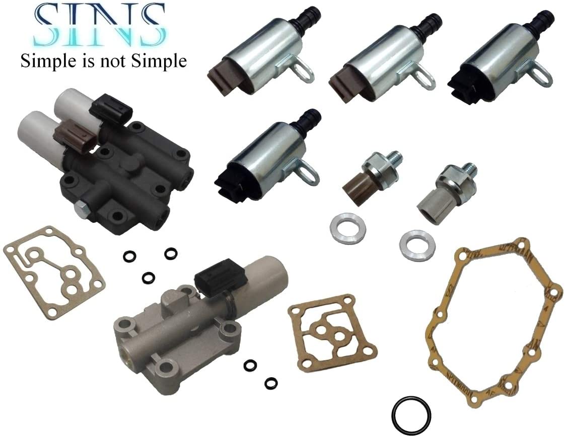 SINS - Pilot Ridgeline MDX Saturn Vue Transmission Solenoid Kit 28250-RDK-014 28260-RDK-023 28400-RDK-003 28500-RDK-003 28600-RAY-013 28610-RAY-013 (1)