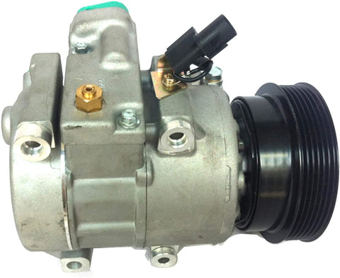 97701-1D200 97701-1D200AS AC Compressor Air Conditioner Compressor with Clutch Assy For Kia Rondo 6SBU16C CO 11223C, 3 Month Warranty