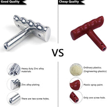 Sukemichi Metal T Handle Gear Shifter Knob for Jeep Dodge Charger Challenger Compass and Jeep Wrangler JK 2012-2017, Sliver