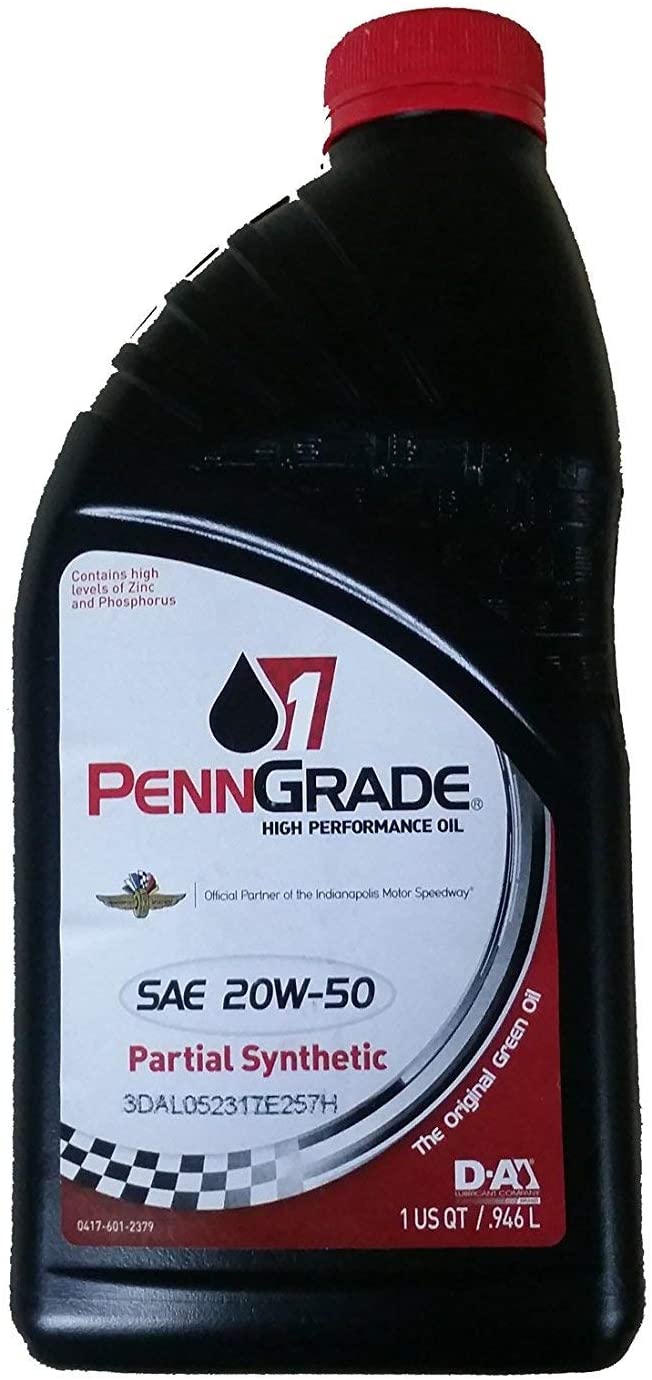 PennGrade 1 Brad Penn Partial Synthetic Motor Oil 20W50