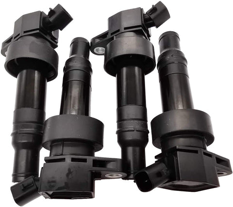 DAVRPES 4Pcs 27301-2B100 Ignition Coil Pack For 2012-2017 Hyundai Accent,for 2012-2016 Veloster Kia Rio Soul l4 1.6L Replace# 8010627|8530413|5C1860|JM5378|UF-652|UF652|C1803|880328