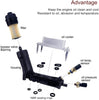 EVIL ENERGY Engine Oil Cooler and Filter Housing Adapter gaskets Sensor Kit Replace 5184294AE Fit for 2011-2013 Chrysler 200/300 Dodge Jeep Ram 3.6L Aluminium Silver