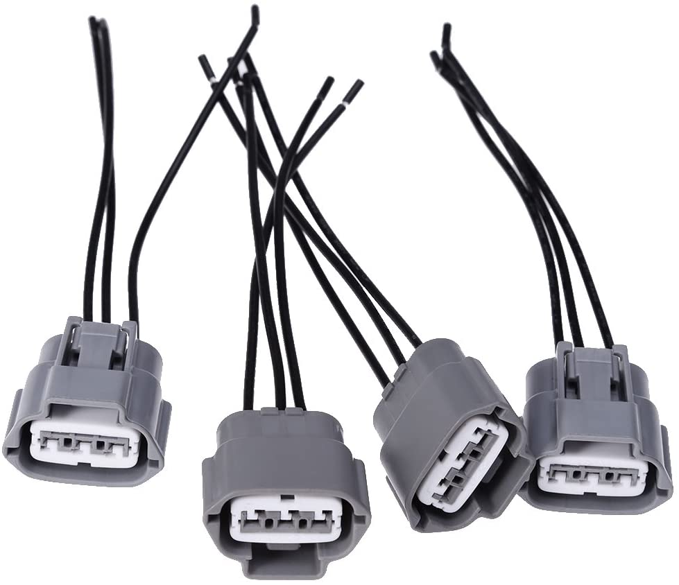 Zreneyfex Ignition Coil Connector Wiring Harness Replacement for Nissan Altima Sentra 2000-2015 (Pack of 4)