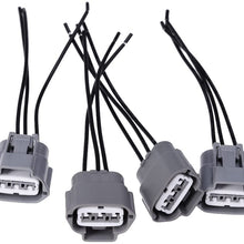 Zreneyfex Ignition Coil Connector Wiring Harness Replacement for Nissan Altima Sentra 2000-2015 (Pack of 4)