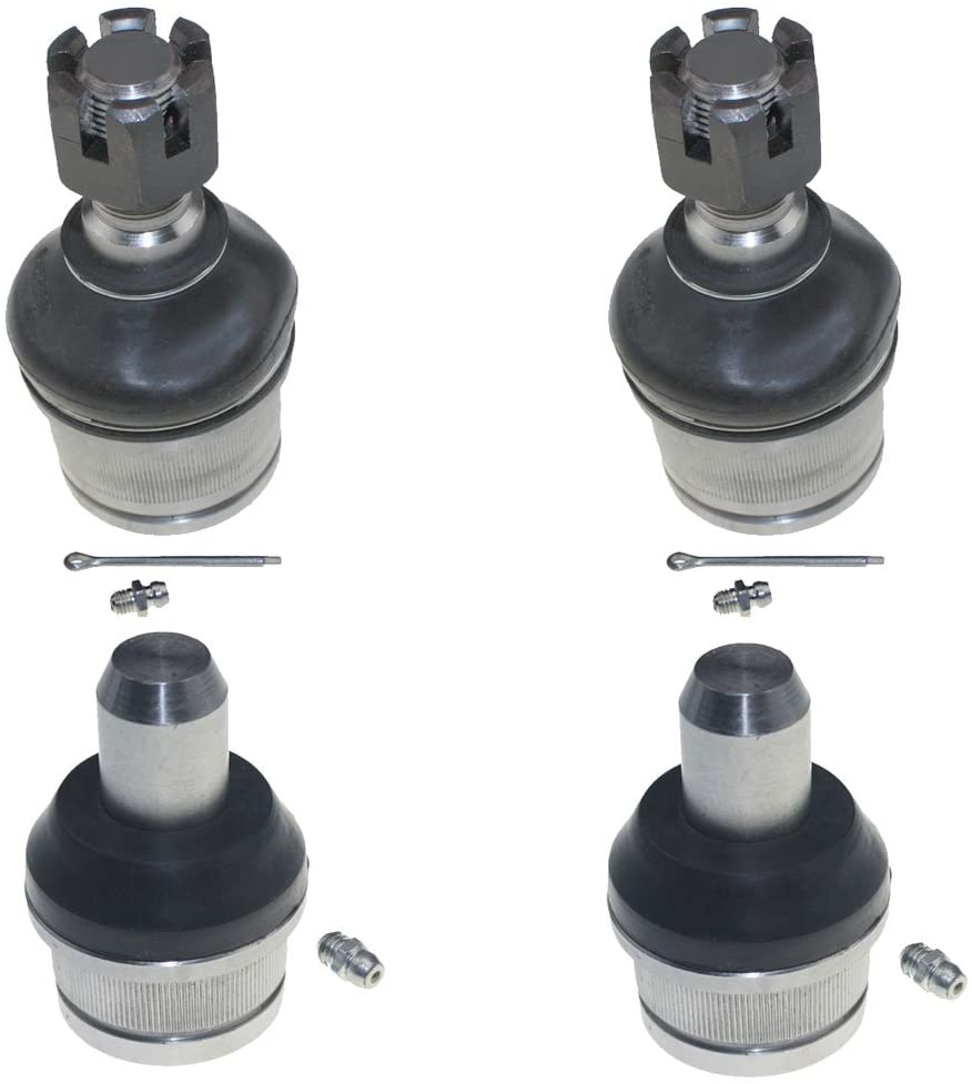 MILLION PARTS 4 Pcs Front Lower Upper Ball Joints Kit K80027 K80028