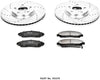 Power Stop K5370 Front Z23 Evolution Brake Kit with Drilled/Slotted Rotors and Ceramic Brake Pads