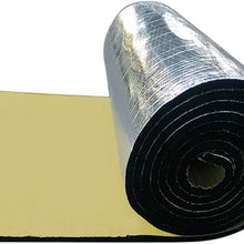 uxcell 394mil 10.76sqft Car Fender Engine Heat Sound Deadener Dampening Insulation Mat 40 Inch x 40 Inch