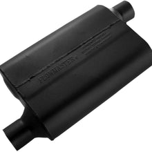 Flowmaster 42443 40 Series Muffler - 2.25 Offset IN / 2.25 Offset OUT - Aggressive Sound, Black