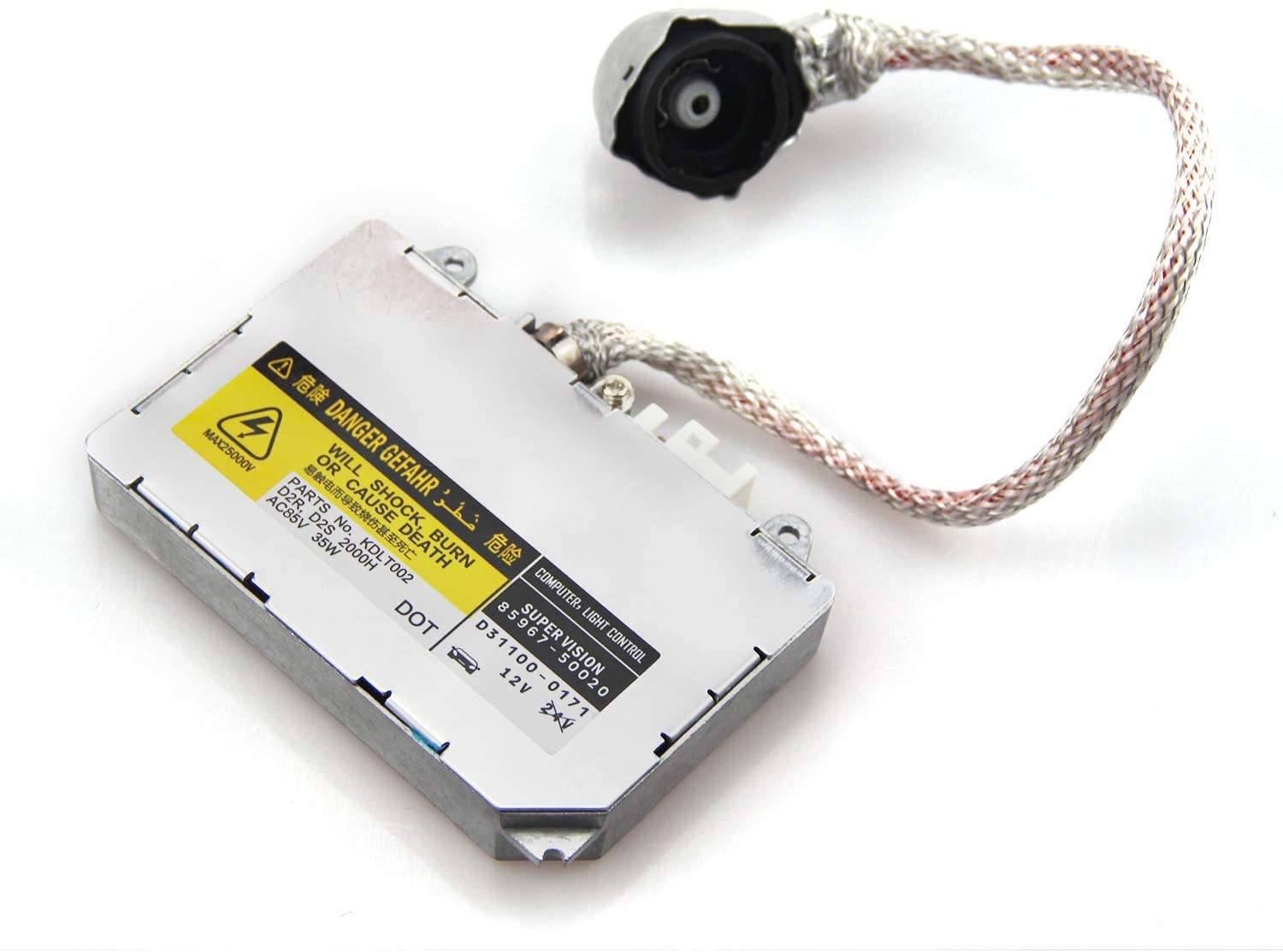 FEXON HID Xenon Ballast Headlight Control Unit Module Replacement for Toyota & Lexus Vehicles - Prius, Avalon, Sienna, ES300, ES330, LS430 Replace 81107-2D020, 85967-0E020, DDLT002, KDLT002