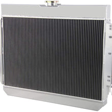 OzCoolingParts 4 Row Core Full Aluminum Radiator + 2 x 12" Fan w/Louver Shroud + Thermostat Kit for 1963-1968 1964 1965 66 67 Chevy Bel-Air/Impala/Biscayne/Cappice, Many Chevy GM Cars