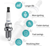 6418 Iridium Spark Plugs, TORCH K6RIU Replacement for Audi A4, A4 Quattro, A6, A6 Quattro 6 cyline, BMW, OEM Replace
