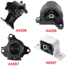 ROADFAR Engine Mounts and trans motors Compatible with 2002-2006 Acura RSX A6597 A4567 A4508 A4506 4 PCS