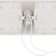 Kohree 12V Led RV Ceiling Dome Light RV Interior Lighting for Trailer Camper with Switch, White, 600 Lumens (Natural White 2-Pack)