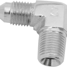 Russell R4279C Cycleflex Universal Brake Line Fitting - 1/8in Male NPT - #3 90 Degrees