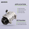 SCITOO AC Compressor Compatible with 2007-2012 for GMC Arcadia for Buick Enclave CO 21625C