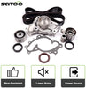 SCITOO Engine Timing Belt Kit Fits 1994-2001 LEXUS ES300 RX300 TOYOTA AVALON CAMRY SIENNA SOLARA 3.0L 2959CC V6 DOHC 1MZFE