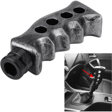 Qiilu Universal Manual Transmission Car Gun Grip Knife Handle Gear Shift Lever Knob Shifter(Titanium)