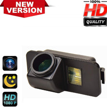 Rear Reversing Backup Camera Rearview License Plate Replacement Camera Night Vision Ip69k Waterproof for Ford Galaxy MK3 Ford Kuga C520 Ford Mondeo MK4 Ford Fiesta/Fiesta Seda Fiesta ST Focus Mk2