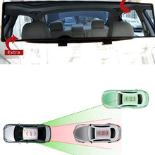 iJDMTOY Universal Fit JDM 300mm 12-Inch Wide Anti-Glare Blue Tint Flat Clip On Rear View Mirror for Car SUV Van Truck, etc