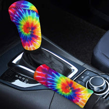 HUISEFOR Daisy Flower Car Gear Shift Handle Lever Stick Knob Covers Handbrake Cover Set,Pack of 2 for Automobile Selector Handball Collar