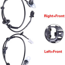 ZENITHIKE ABS Wheel Speed Sensor Left & Right & Front ALS347 Compatible with 2004-2008 Nissan Maxima