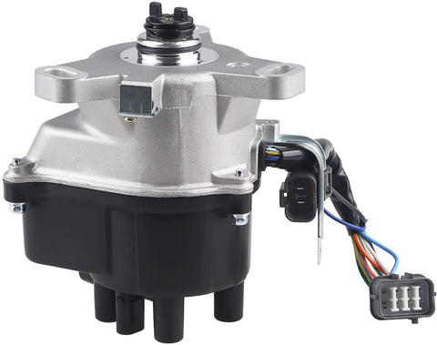JDMON Replacement For Ignition Distributor Honda Accord Prelude 2.2L SOCH 1992 1993 1994 1995 External Coil TD52U TD59U