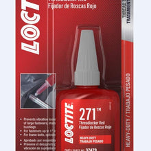 Loctite 492142 Threadlocker 271 High Strength Bottle, Red, 36-ml