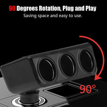 Cigarette Lighter Splitter USB 12V-24V Car Cigarette Lighter Power Socket Splitter Adapter 3.1A Dual USB Charger Voltmeter
