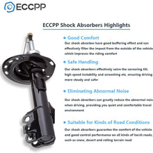 Shocks Struts,ECCPP Front Pair Shock Absorbers Strut Kits Compatible with 2007 2008 2009 Lexus ES350,2007 2008 2009 2010 2011 Toyota Camry 339023 72307 339024 72308