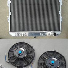 3 ROW Aluminum radiator & FAN FOR Nissan Datsun 280ZX 2.8L 1981-1983 81 82 83