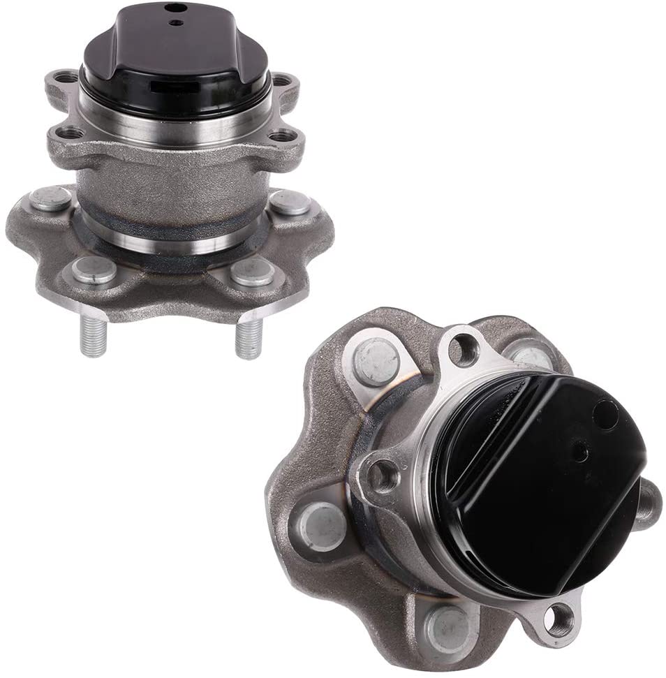 Fastspace 512534 Wheel Hub Bearing Set 5 Lugs with ABS Sensor 2PC 2017-2019 for Nissan Qashqai Hub Assembly Rear Kit 2014-2019 for Nissan Rogue