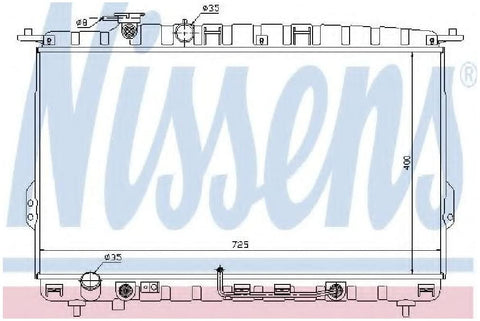 Nissens 67028 Radiator, engine cooling