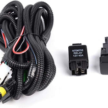 Fog Light Kits H8 12V 25W Halogen Lamp For Honda Civic 2016 2017 2018 2-Door / 4-Door (Clear Glass Lens w/Wiring Kit & Swith)