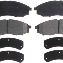 ACDelco 14D830M Advantage Semi-Metallic Front Disc Brake Pad Set with Wear Sensor