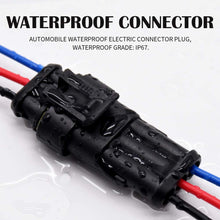 3 Pin Connector Waterproof Connector,Male and Female Way 16 AWG Wire Suitable for car Truck, Boat and Other Wire Connection (5 kit)