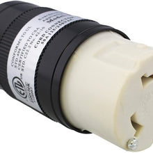 ABN L5-50R Connector – 50 Amp Twist Lock Inlet, Locking Power Cord Connector, Locking Power Inlet Plug, 50A 125/250V