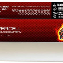 XS Power S375 'S Series' 12V 800 Amp AGM Automotive Starting Battery with Terminal