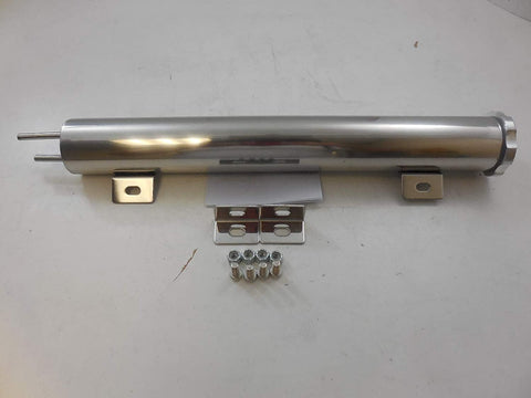 Racing Power Company R6073X 15in Polished Stainless Overflow Tank