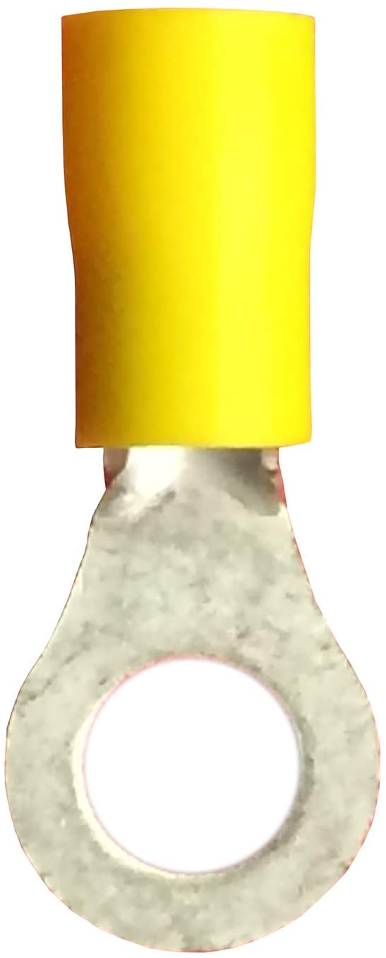 WirthCo Engineering Inc 80346 Terminal Yellow Ring 1/4 (100)
