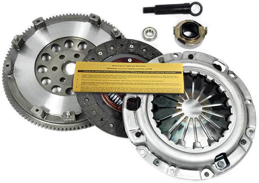 EXEDY CLUTCH KIT KMZ03 w/EFT FORGED RACE FLYWHEEL WORKS WITH MAZDA MIATA MX-5 MAZDASPEED 1.6L 1.8L
