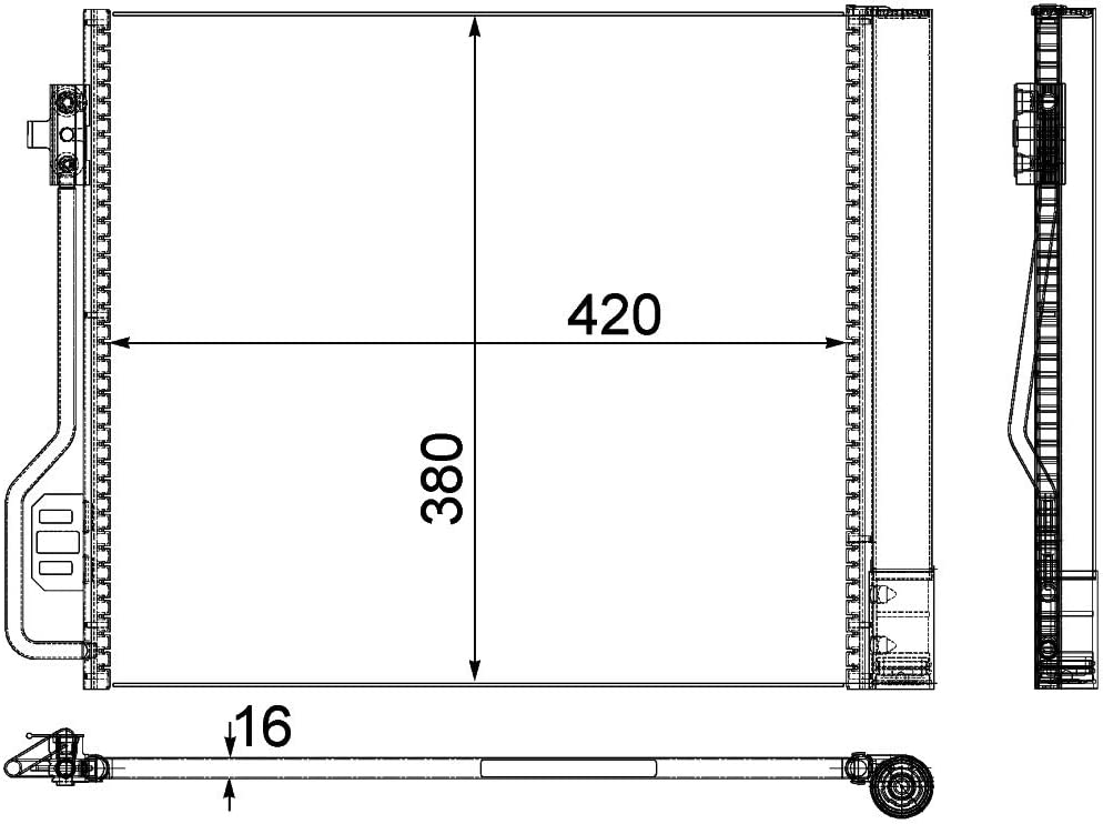 MAHLE Behr AC 488 000P A/C Condenser
